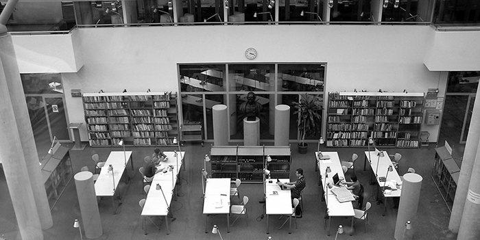 library scene