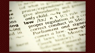 dictionary open to definition of the word law