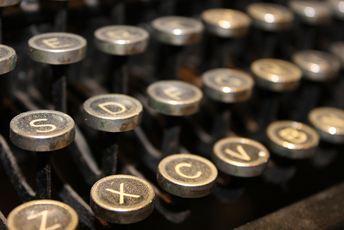 typewriter keys