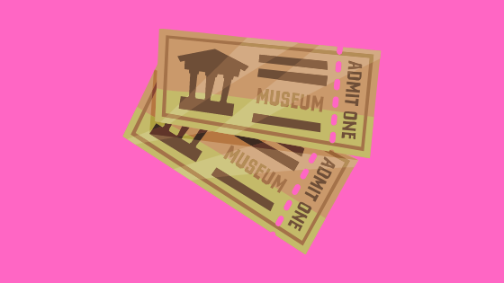 museum passes illustration