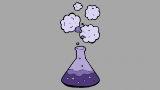 science lab beaker