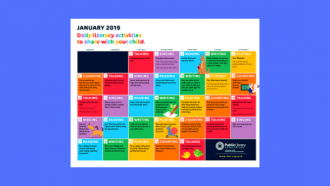 PLA Early Literacy Calendar image