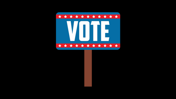 Vote sign